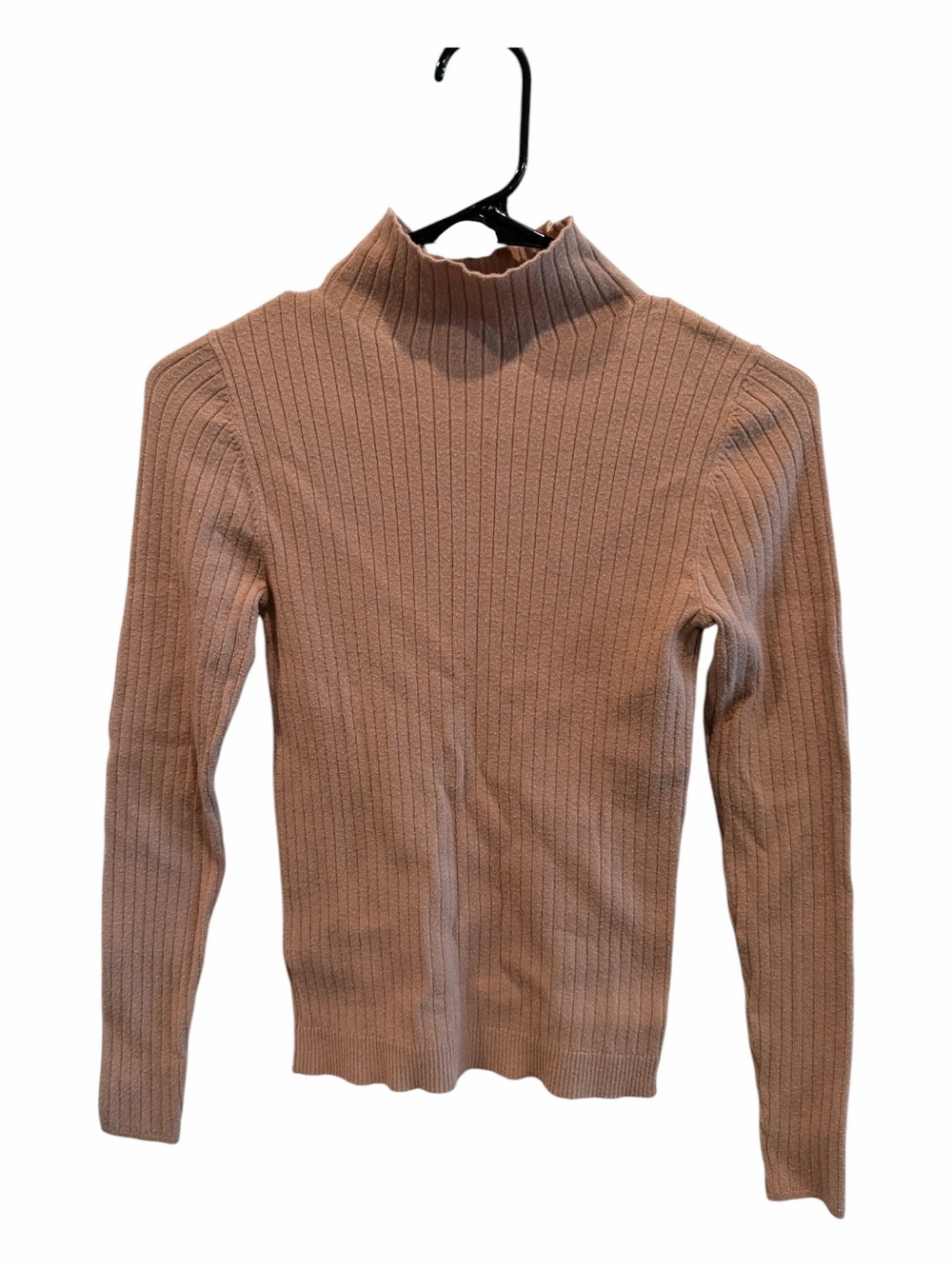 LOFT Ribbed Mock Turtleneck Sweater - Taupe